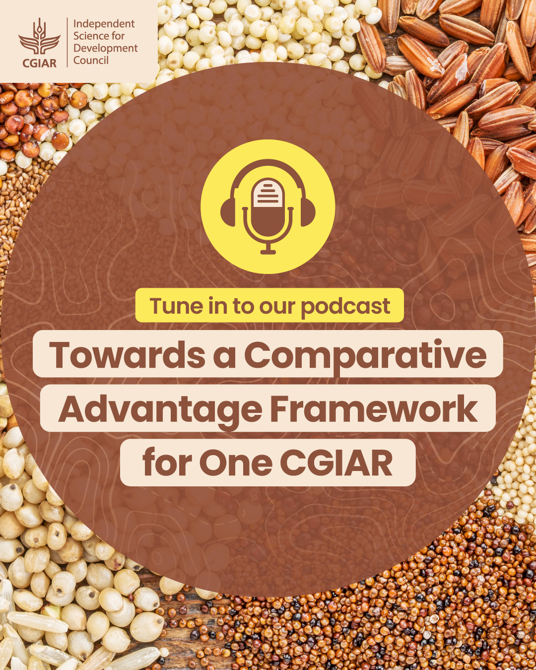 Towards a comparative Advantage Framework for One CGIAR