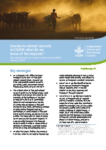 Livestock-related research in CGIAR: what do we know of the impacts ...