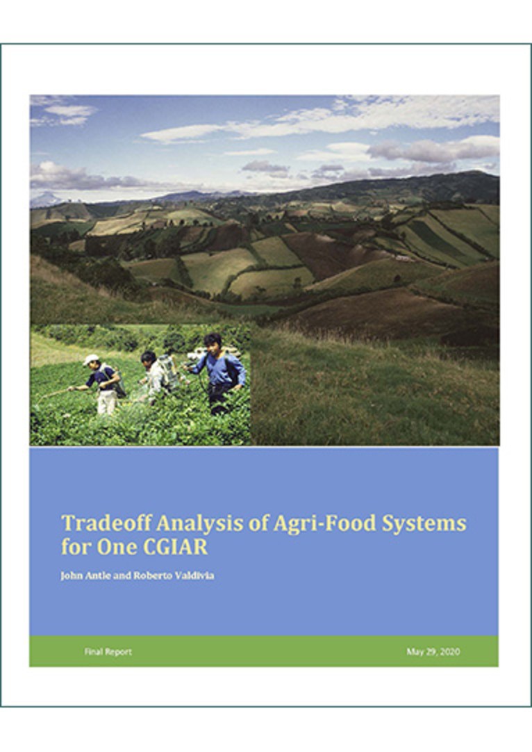 Cover Tradeoff Analysis of Agri-Food Systems for One CGIAR