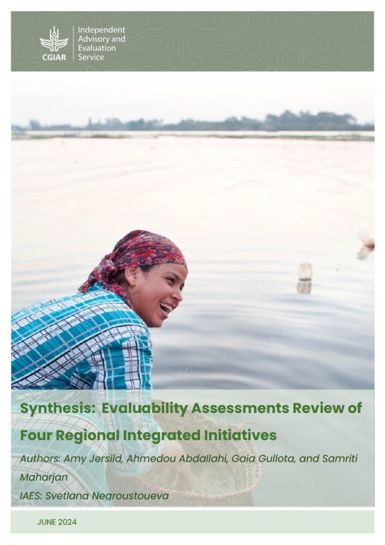 THE SYNTHESIS REVIEW OF EVALUABILITY ASSESSMENTS OF THE FOUR REGIONAL INTEGRATED INITIATIVES